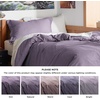 image:imageBedsure Duvet Cover Queen Size 1Pc Soft Double Brushed Bedding Black05  Dusty Purple