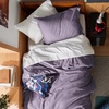 image:imageBedsure Duvet Cover Queen Size 1Pc Soft Double Brushed Bedding Black05  Dusty Purple