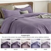 image:imageBedsure Duvet Cover Queen Size 1Pc Soft Double Brushed Bedding Black05  Dusty Purple