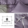 image:imageBedsure Duvet Cover Queen Size 1Pc Soft Double Brushed Bedding Black05  Dusty Purple