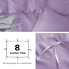 image:imageBedsure Duvet Cover Queen Size 1Pc Soft Double Brushed Bedding Black05  Light Purple