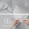 image:imageBedsure Duvet Cover Queen Size 1Pc Soft Double Brushed Bedding Black05  Silver Grey