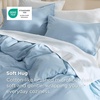 image:imageBedsure Duvet Cover Queen Size 1Pc Soft Double Brushed Bedding Black06  Baby Blue