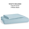 image:imageBedsure Duvet Cover Queen Size 1Pc Soft Double Brushed Bedding Black06  Baby Blue