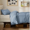 image:imageBedsure Duvet Cover Queen Size 1Pc Soft Double Brushed Bedding Black06  Dusty Blue