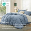image:imageBedsure Duvet Cover Queen Size 1Pc Soft Double Brushed Bedding Black06  Dusty Blue