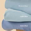image:imageBedsure Duvet Cover Queen Size 1Pc Soft Double Brushed Bedding Black06  Mineral Blue