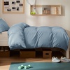 image:imageBedsure Duvet Cover Queen Size 1Pc Soft Double Brushed Bedding Black06  Mineral Blue