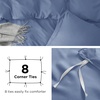 image:imageBedsure Duvet Cover Queen Size 1Pc Soft Double Brushed Bedding Black06  Slate Blue