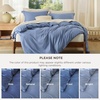 image:imageBedsure Duvet Cover Queen Size 1Pc Soft Double Brushed Bedding Black06  Slate Blue