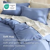 image:imageBedsure Duvet Cover Queen Size 1Pc Soft Double Brushed Bedding Black06  Slate Blue