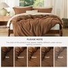 image:imageBedsure Duvet Cover Queen Size 1Pc Soft Double Brushed Bedding Black07  Brown