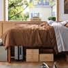 image:imageBedsure Duvet Cover Queen Size 1Pc Soft Double Brushed Bedding Black07  Brown
