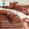 image:imageBedsure Duvet Cover Queen Size 1Pc Soft Double Brushed Bedding Black07  Burnt Orange