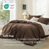 image:imageBedsure Duvet Cover Queen Size 1Pc Soft Double Brushed Bedding Black07  Dark Brown