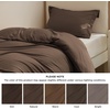 image:imageBedsure Duvet Cover Queen Size 1Pc Soft Double Brushed Bedding Black07  Dark Brown