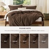 image:imageBedsure Duvet Cover Queen Size 1Pc Soft Double Brushed Bedding Black07  Dark Brown