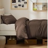 image:imageBedsure Duvet Cover Queen Size 1Pc Soft Double Brushed Bedding Black07  Dark Brown