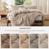 image:imageBedsure Duvet Cover Queen Size 1Pc Soft Double Brushed Bedding Black07  Light Brown