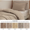 image:imageBedsure Duvet Cover Queen Size 1Pc Soft Double Brushed Bedding Black07  Light Brown