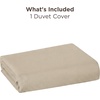 image:imageBedsure Duvet Cover Queen Size 1Pc Soft Double Brushed Bedding Black07  Light Brown