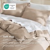 image:imageBedsure Duvet Cover Queen Size 1Pc Soft Double Brushed Bedding Black07  Light Brown