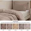 image:imageBedsure Duvet Cover Queen Size 1Pc Soft Double Brushed Bedding Black07  Light Khaki