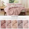 image:imageBedsure Duvet Cover Queen Size 1Pc Soft Double Brushed Bedding Black08  Blush Pink