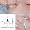 image:imageBedsure Duvet Cover Queen Size 1Pc Soft Double Brushed Bedding Black08  Blush Pink