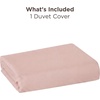 image:imageBedsure Duvet Cover Queen Size 1Pc Soft Double Brushed Bedding Black08  Blush Pink