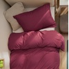 image:imageBedsure Duvet Cover Queen Size 1Pc Soft Double Brushed Bedding Black08  Dark Red