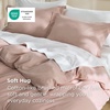 image:imageBedsure Duvet Cover Queen Size 1Pc Soft Double Brushed Bedding Black08  Dusty Rose