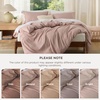 image:imageBedsure Duvet Cover Queen Size 1Pc Soft Double Brushed Bedding Black08  Dusty Rose