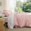 image:imageBedsure Duvet Cover Queen Size 1Pc Soft Double Brushed Bedding Black08  Pink