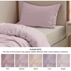 image:imageBedsure Duvet Cover Queen Size 1Pc Soft Double Brushed Bedding Black08  Pink Mocha