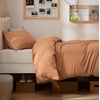 image:imageBedsure Duvet Cover Queen Size 1Pc Soft Double Brushed Bedding Black09  Orange