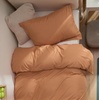image:imageBedsure Duvet Cover Queen Size 1Pc Soft Double Brushed Bedding Black09  Orange