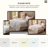 image:imageBedsure PureWoven 3 Pieces 100 Cotton Waffle Duvet Cover Set King Brown01  Coconut White No Comforter