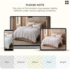 image:imageBedsure PureWoven 3 Pieces 100 Cotton Waffle Duvet Cover Set King Brown02  Bright White No Comforter