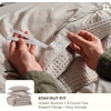 image:imageBedsure PureWoven 3 Pieces 100 Cotton Waffle Duvet Cover Set King Brown04  Linen No Comforter