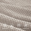 image:imageBedsure PureWoven 3 Pieces 100 Cotton Waffle Duvet Cover Set King Brown04  Linen No Comforter