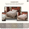 image:imageBedsure PureWoven 3 Pieces 100 Cotton Waffle Duvet Cover Set King Brown04  Linen No Comforter