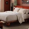 image:imageBedsure PureWoven 3 Pieces 100 Cotton Waffle Duvet Cover Set King Brown04  Linen No Comforter