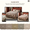 image:imageBedsure PureWoven 3 Pieces 100 Cotton Waffle Duvet Cover Set King Brown05  Khaki No Comforter