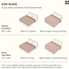 image:imageBedsure PureWoven 3 Pieces 100 Cotton Waffle Duvet Cover Set King Brown11  Sage Green No Comforter