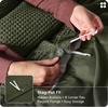 image:imageBedsure PureWoven 3 Pieces 100 Cotton Waffle Duvet Cover Set King Brown14  Olive Green No Comforter