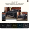 image:imageBedsure PureWoven 3 Pieces 100 Cotton Waffle Duvet Cover Set King Brown19  Black No Comforter