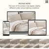 image:imageBedsure PureWoven SpaceDyed Cotton Waffle Duvet Cover Set Queen White01  Linen No Comforter