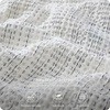 image:imageBedsure PureWoven SpaceDyed Cotton Waffle Duvet Cover Set Queen White02  White No Comforter