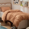 image:imageBedsure Duvet Cover Queen Size 1Pc Soft Double Brushed Bedding Black09  Orange